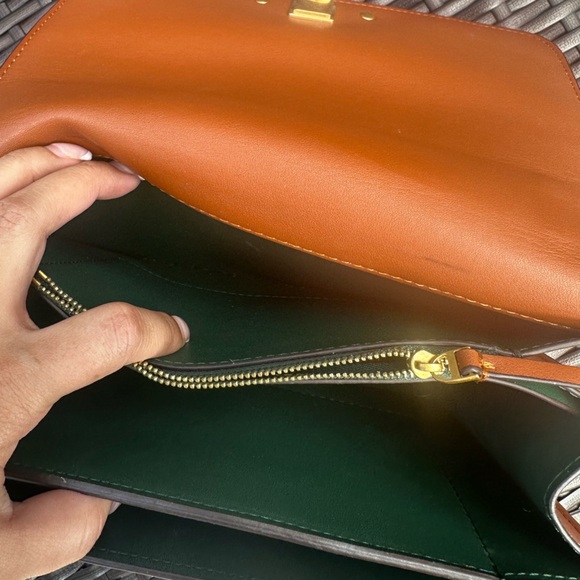 🧡Tory Burch Eleanor chain strap bag large Eleanor crossbody Tory Burch bag - Picture 14 of 17